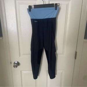 Girls irideon Size M Navy Blue Equestrian Horse Riding Pant Leggings EUC